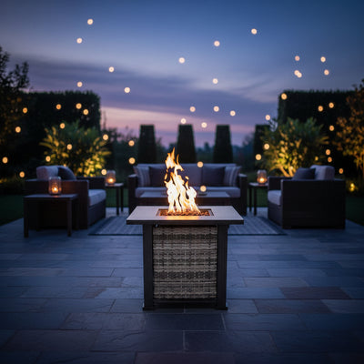 Adana 28" Propane Fire Pit Table — 50,000 BTU