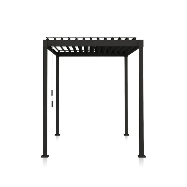 80/88 Metal Pergola with Adjustable Louvered Roof