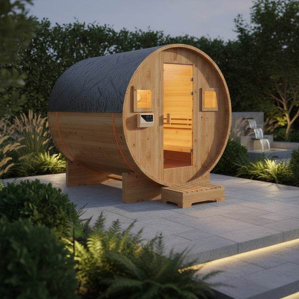 Outdoor Traditional Barrel Sauna